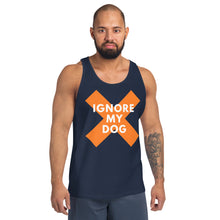 Load image into Gallery viewer, IMD Front &amp; Back Logo (orange) - Unisex Tank Top
