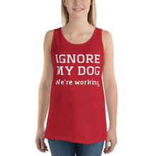 Load image into Gallery viewer, We&#39;re working - Unisex Tank Top
