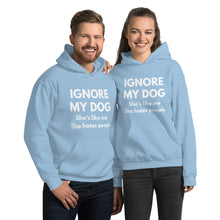 Load image into Gallery viewer, She&#39;s like me she hates people - Unisex Hoodie
