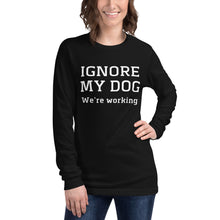 Load image into Gallery viewer, We&#39;re working - Unisex Long Sleeve Tee
