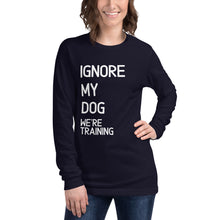 Load image into Gallery viewer, We&#39;re Training (Left) - Unisex Long Sleeve Tee
